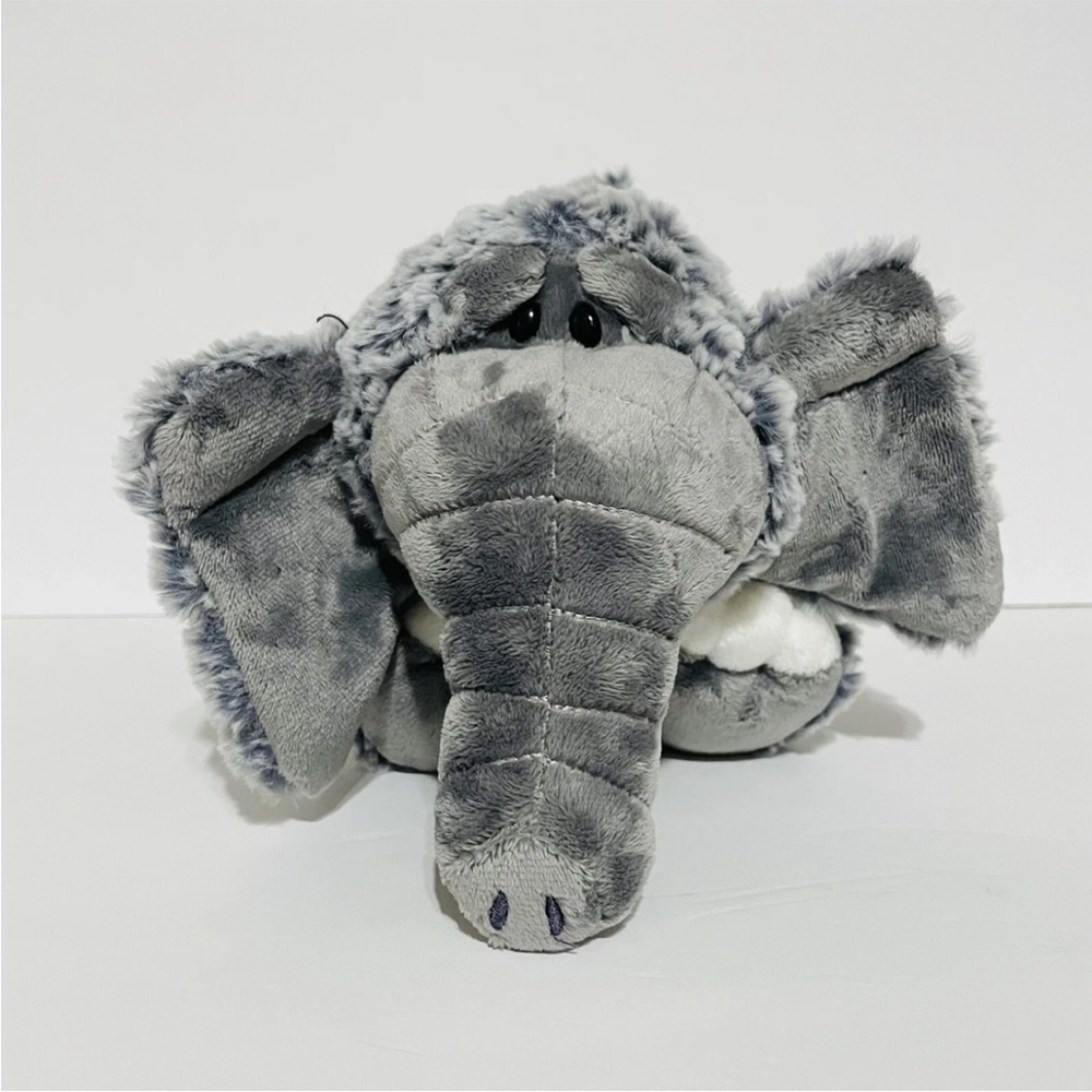 Aurora Elephant 12" Gray Stuffed Animal Plush Toy